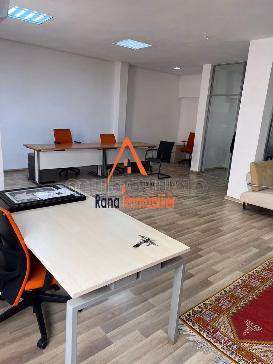 Appartement bureau équipé à louer sur Hassan