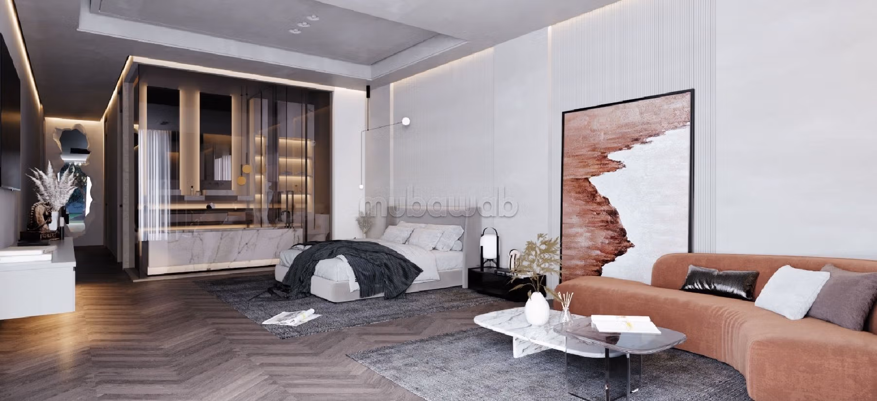 Villa Plain Pied en Finition Secteur Amelkis, Marrakech – 4 Suites, 1000 m², Chauffage au Sol et Domotique