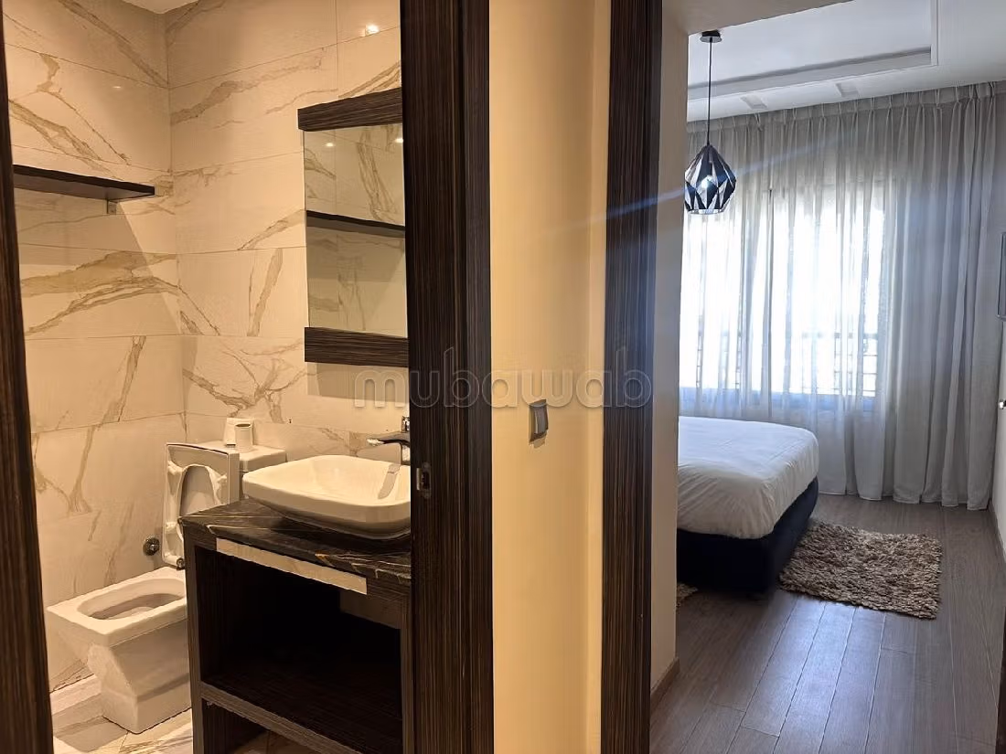 Appartementen huren in Maârif. Totale oppervlakte 60 m². Gemeubileerd