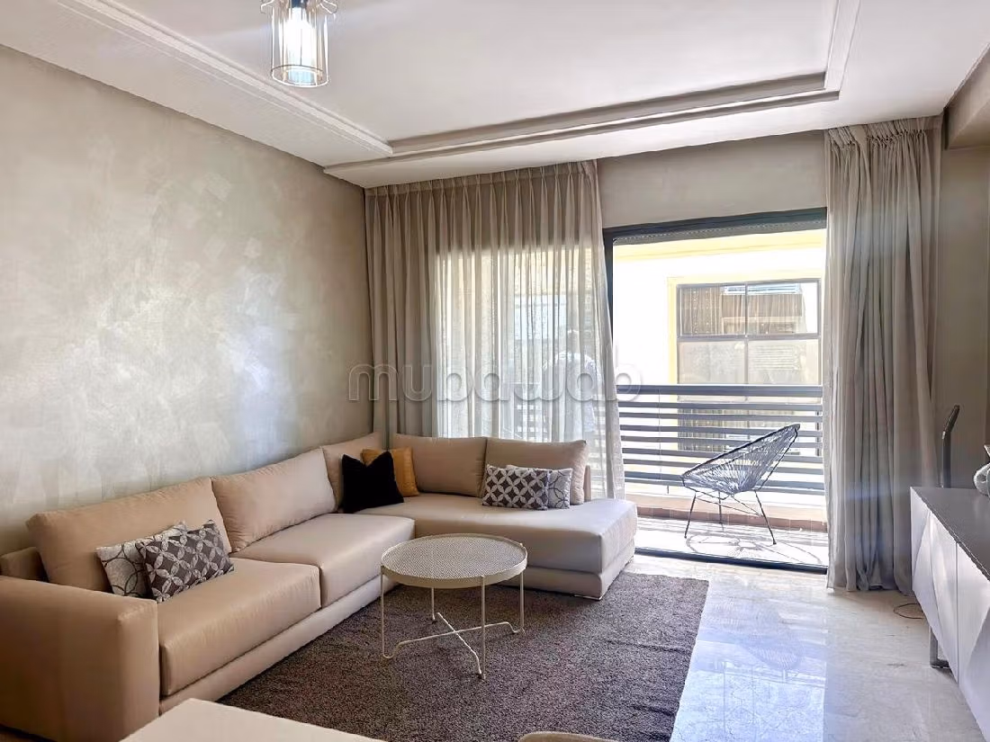 Appartementen huren in Maârif. Totale oppervlakte 60 m². Gemeubileerd