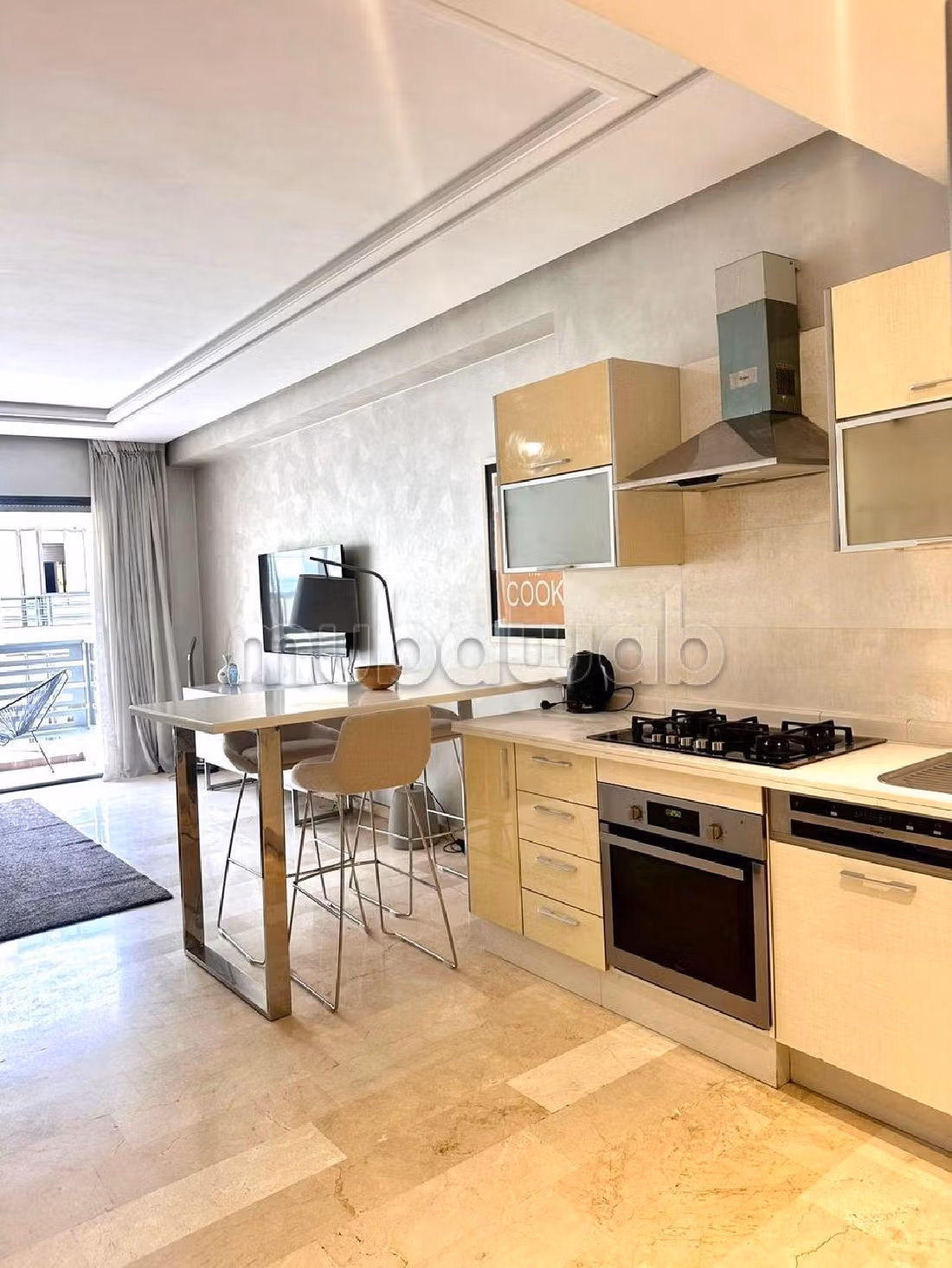 Appartementen huren in Maârif. Totale oppervlakte 60 m². Gemeubileerd