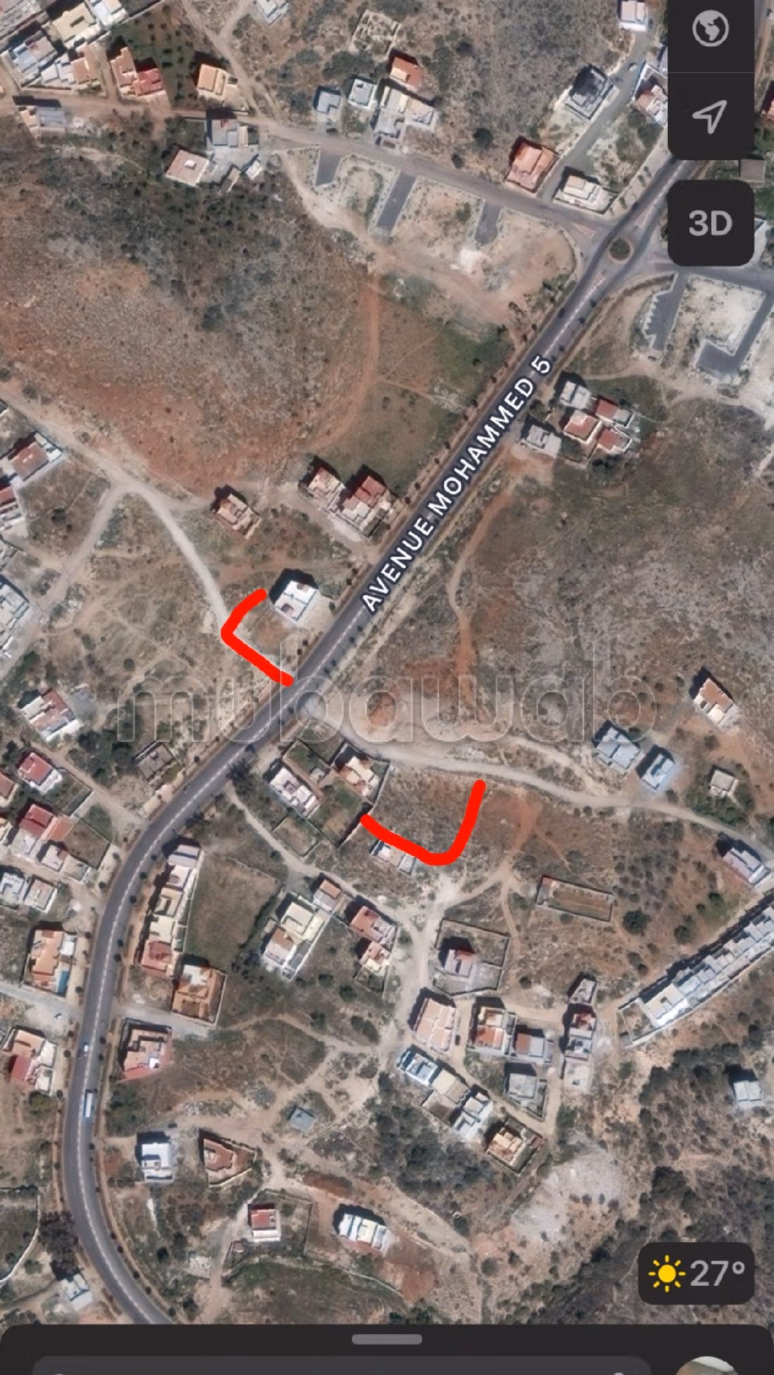 Compra-venta de terrenos. Área total 397 m². 