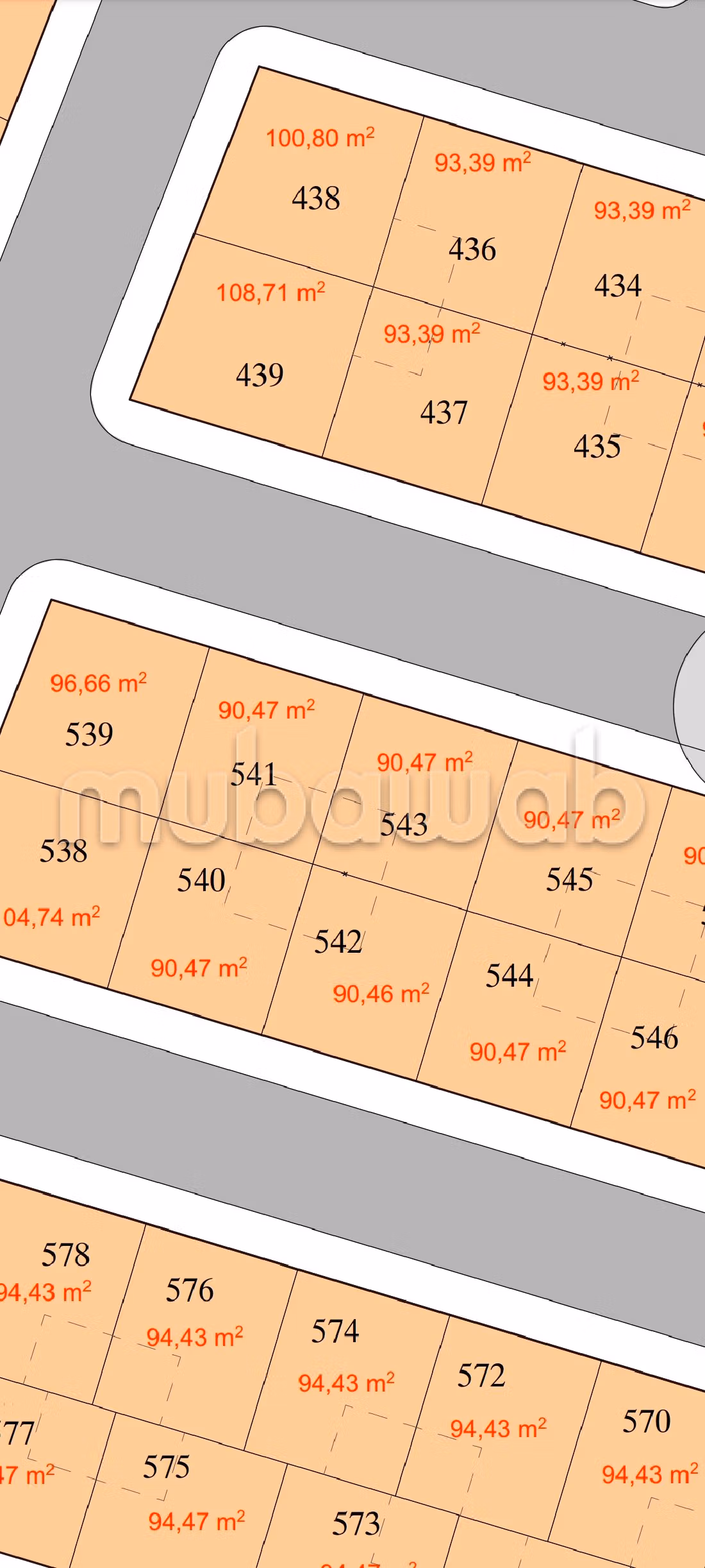 Land for sale in Aharrarine. Total area 90 m². 