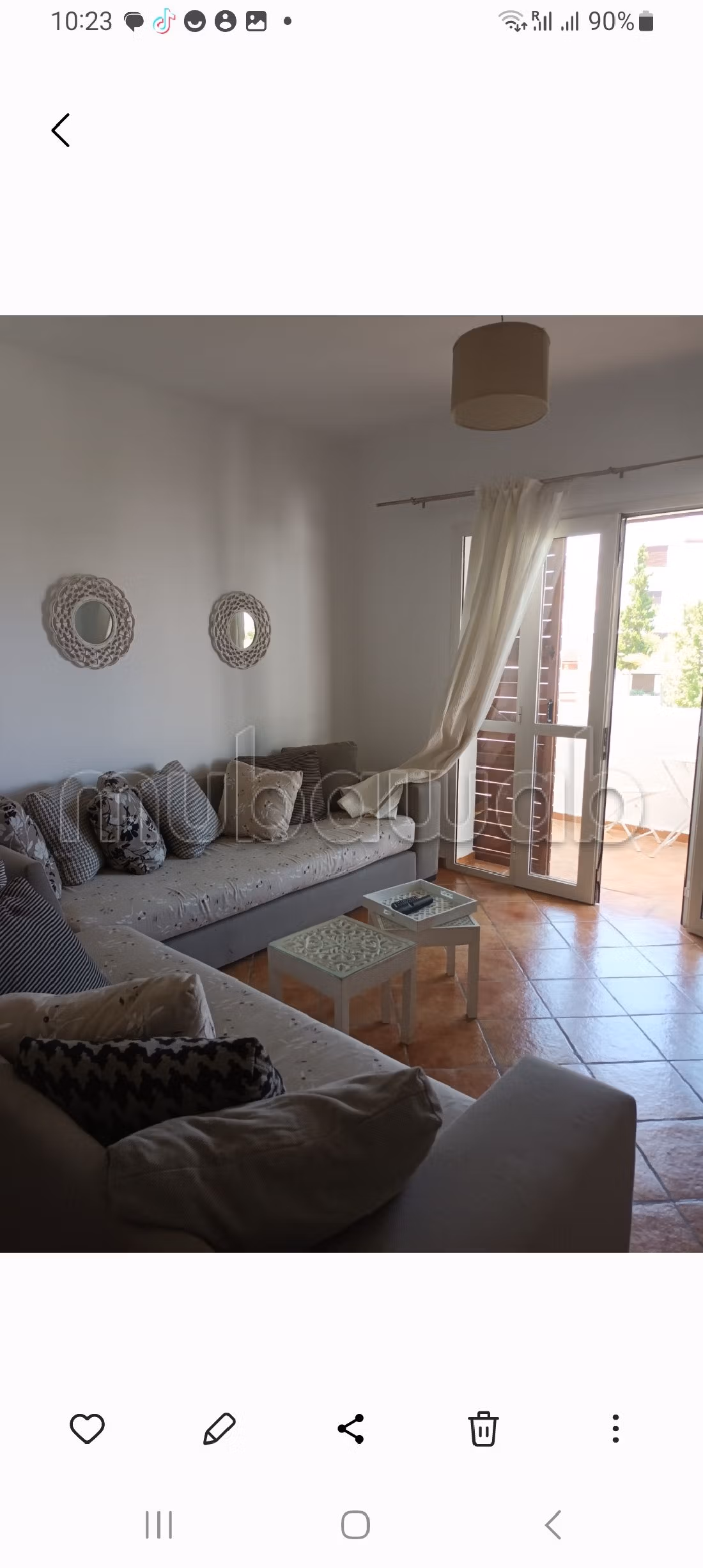 Se alquila este piso en Cabo Negro. 1 bonita habitación