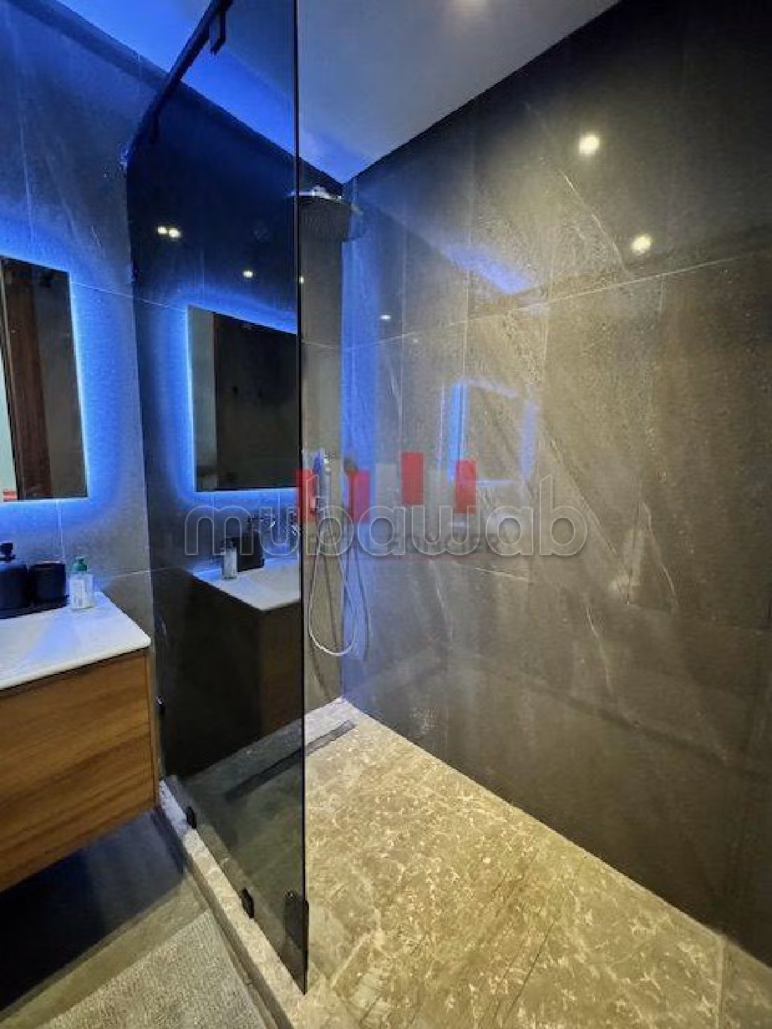 Apartment for rent in Casablanca Finance City. 1 room. Well decorated