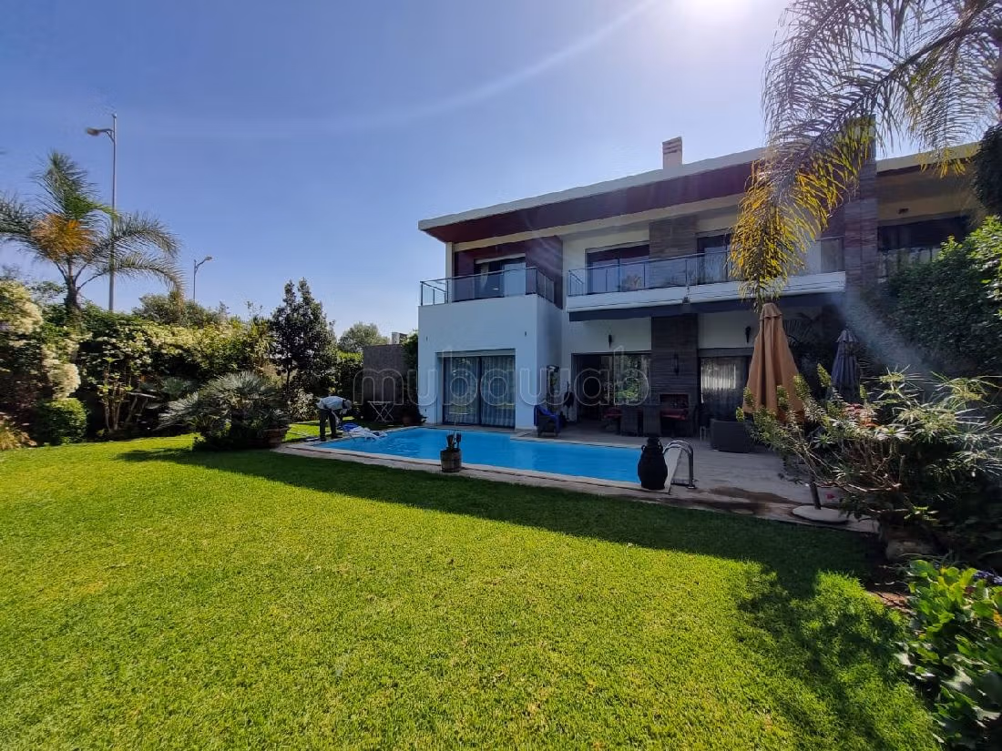Vente villa bouskoura residence fermee