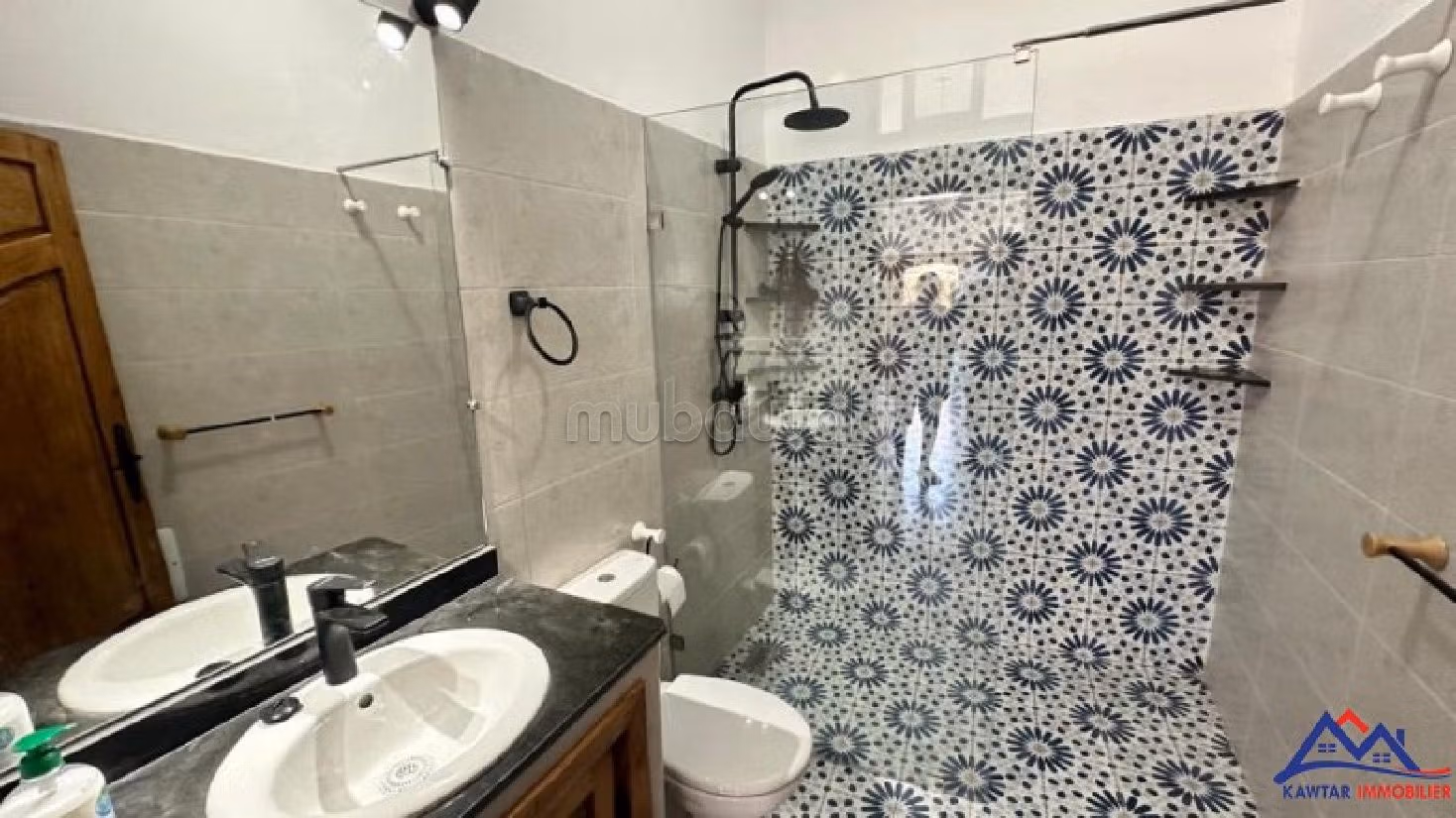 Luxury villa for rent in Douar Laarab. 2 rooms. Usable fireplace, Large swimming pool