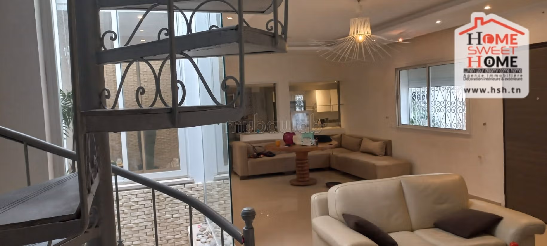 Apartment for rent in Carthage. 3 rooms. Well decorated. 