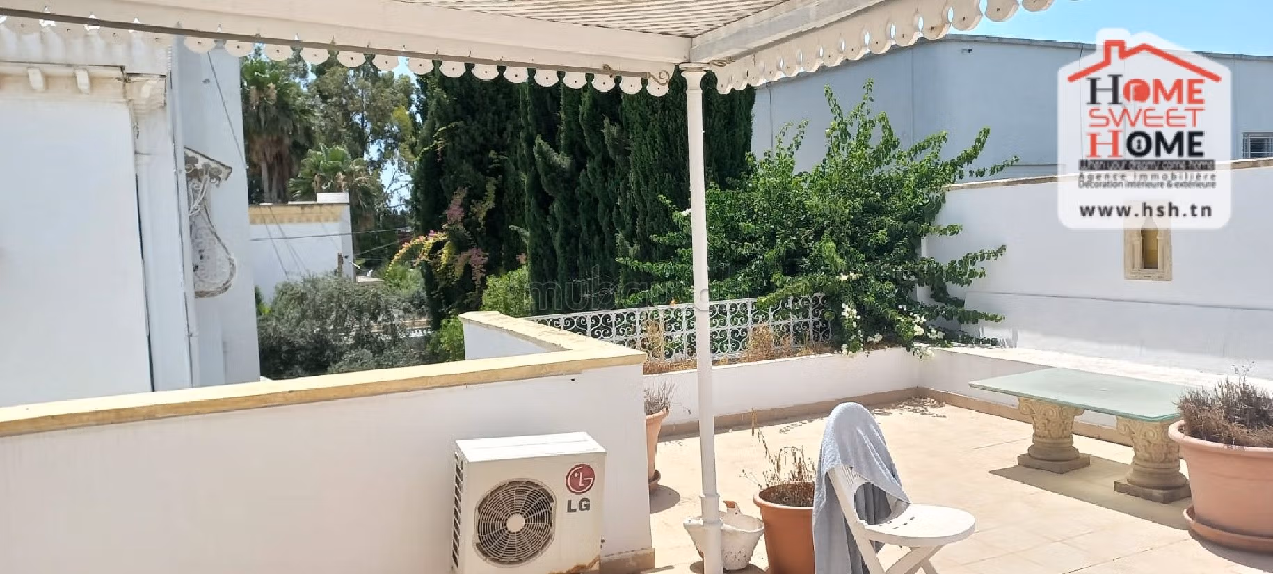 Apartment for rent in Carthage. 3 rooms. Well decorated. 