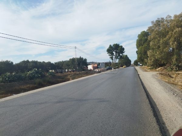 Terrain a kélibia sur la route principale