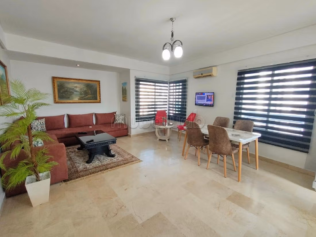 شقة جميلة للكراء بغوثي. 2 قطع رائعة. مفروشة