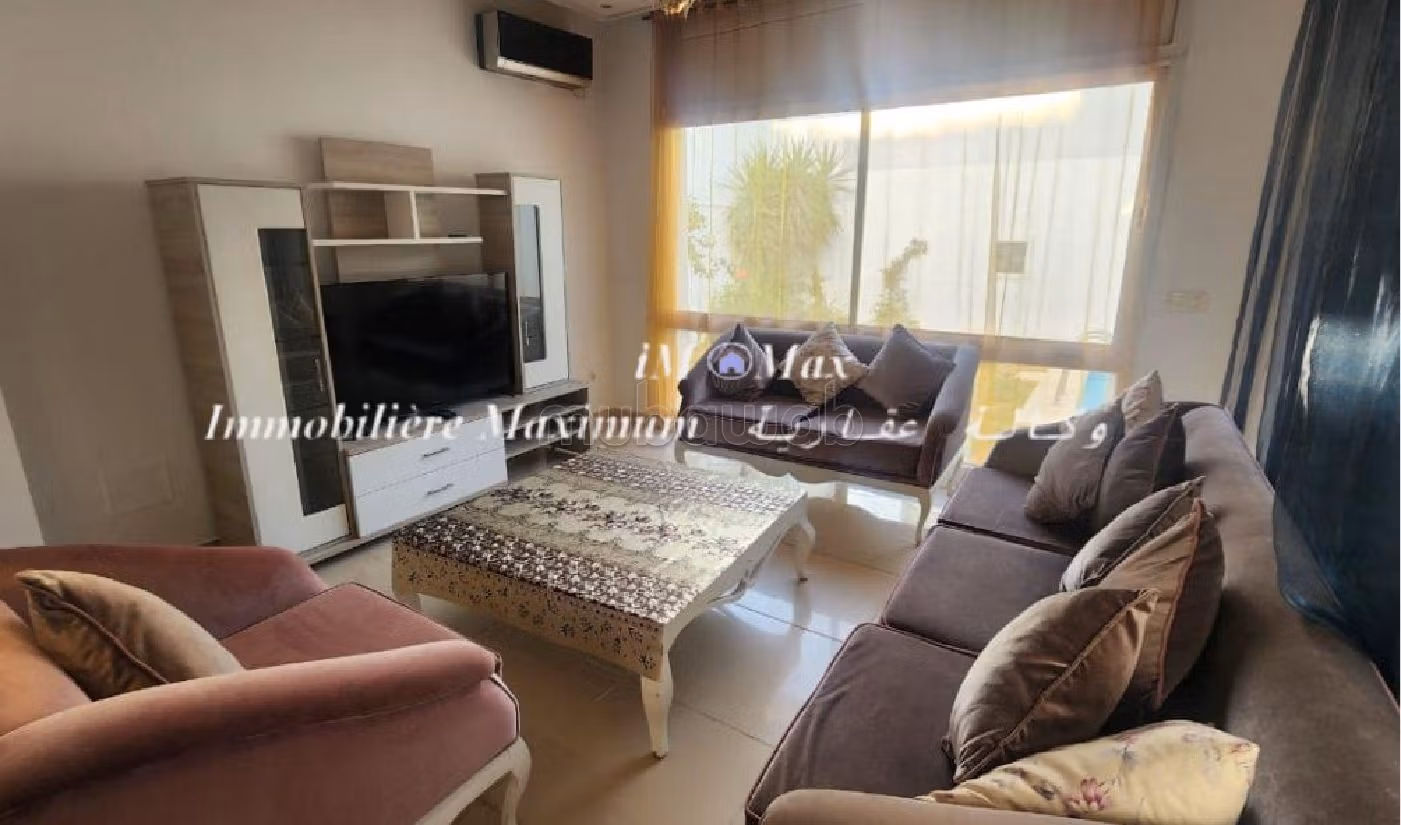 Belle villa meublée avec piscine à Yasmin Hammamet