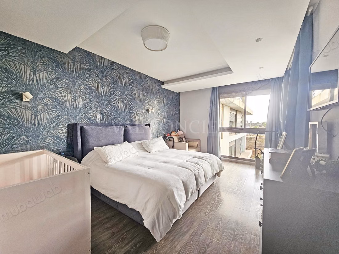 Vente appartement 150m2 2chambres avec terrasse Ain Diab, Casablanca