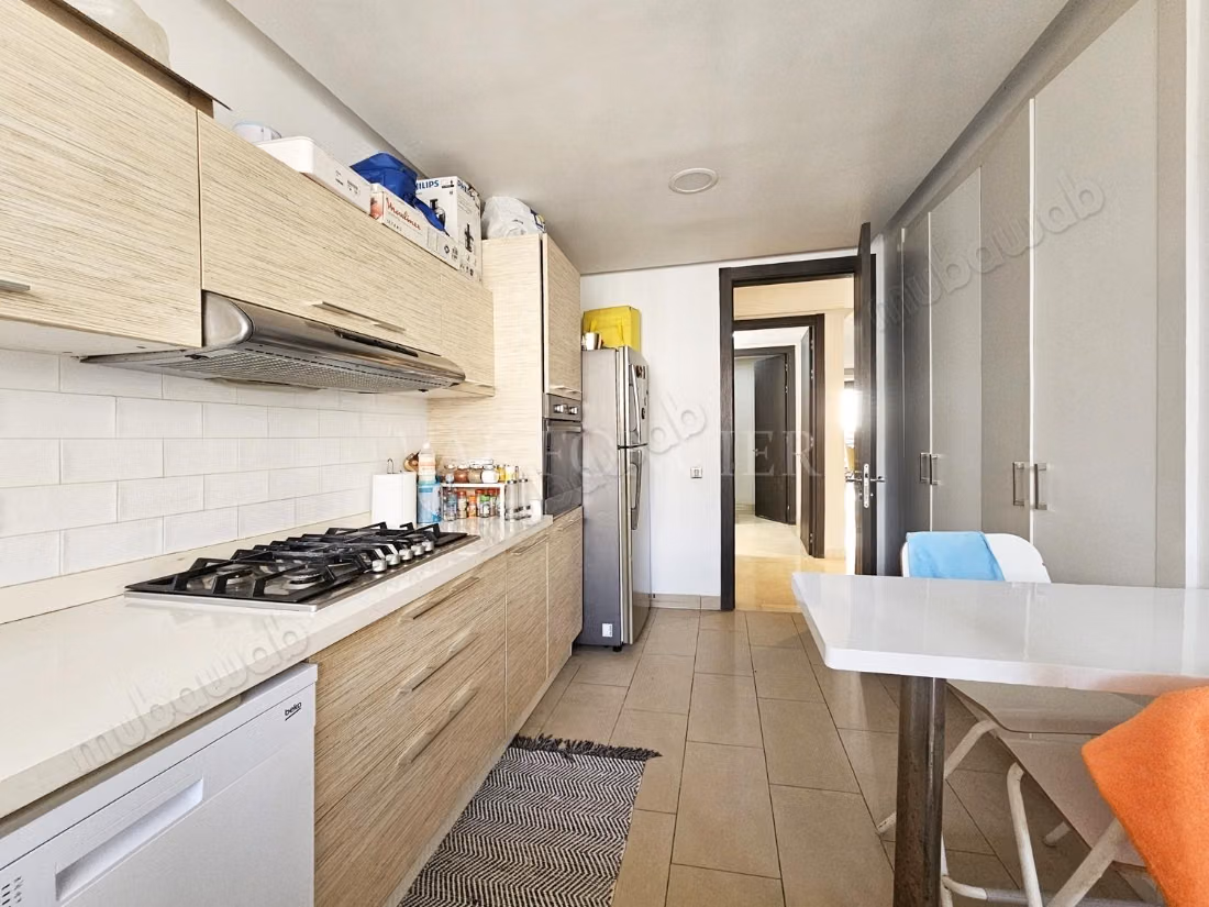 Vente appartement 150m2 2chambres avec terrasse Ain Diab, Casablanca