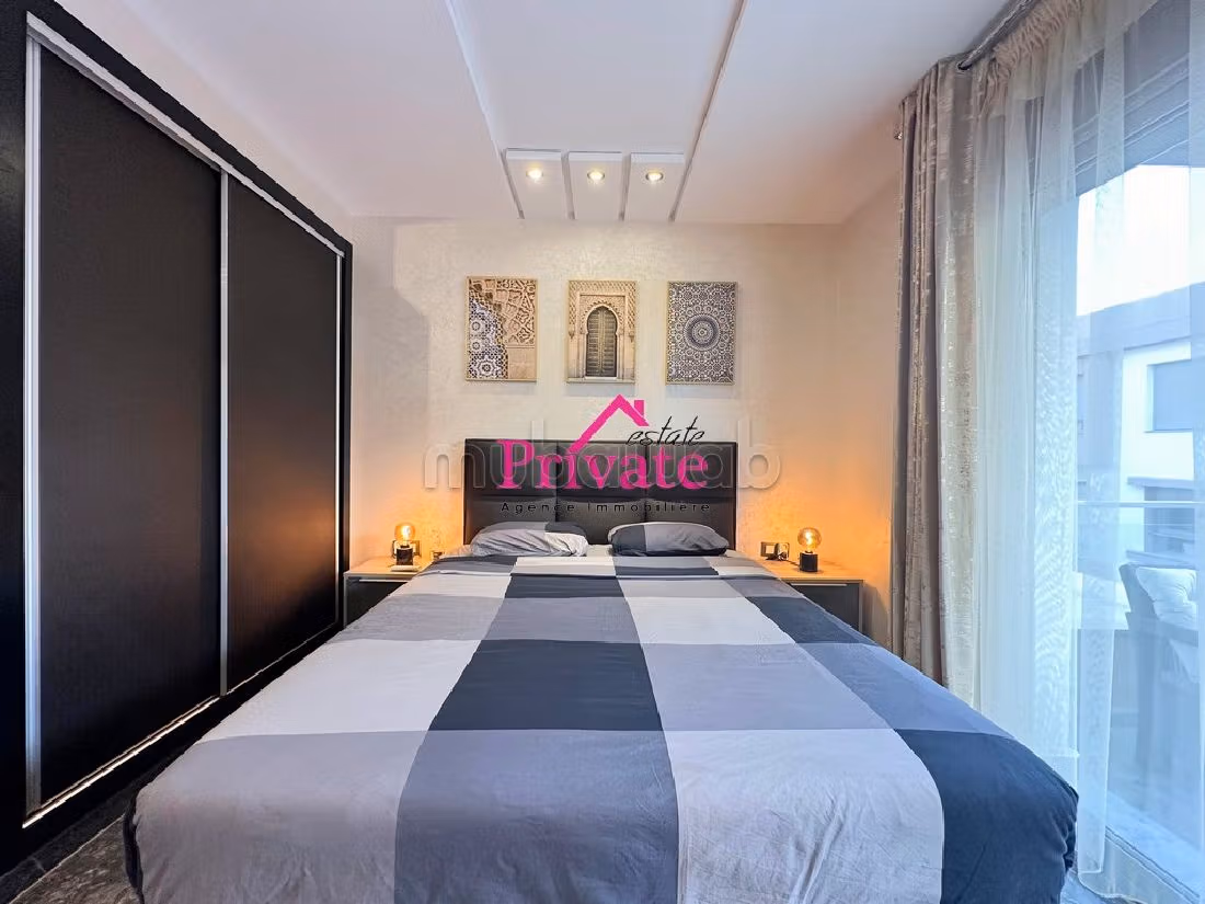 Te huur: appartementen in Malabata. Oppervlakte 120 m². Volledig gemeubileerd.