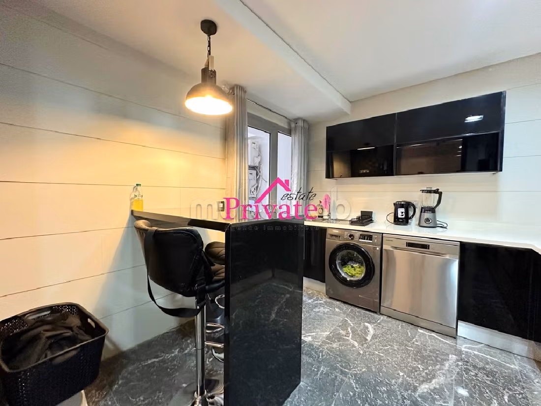 Te huur: appartementen in Malabata. Oppervlakte 120 m². Volledig gemeubileerd.