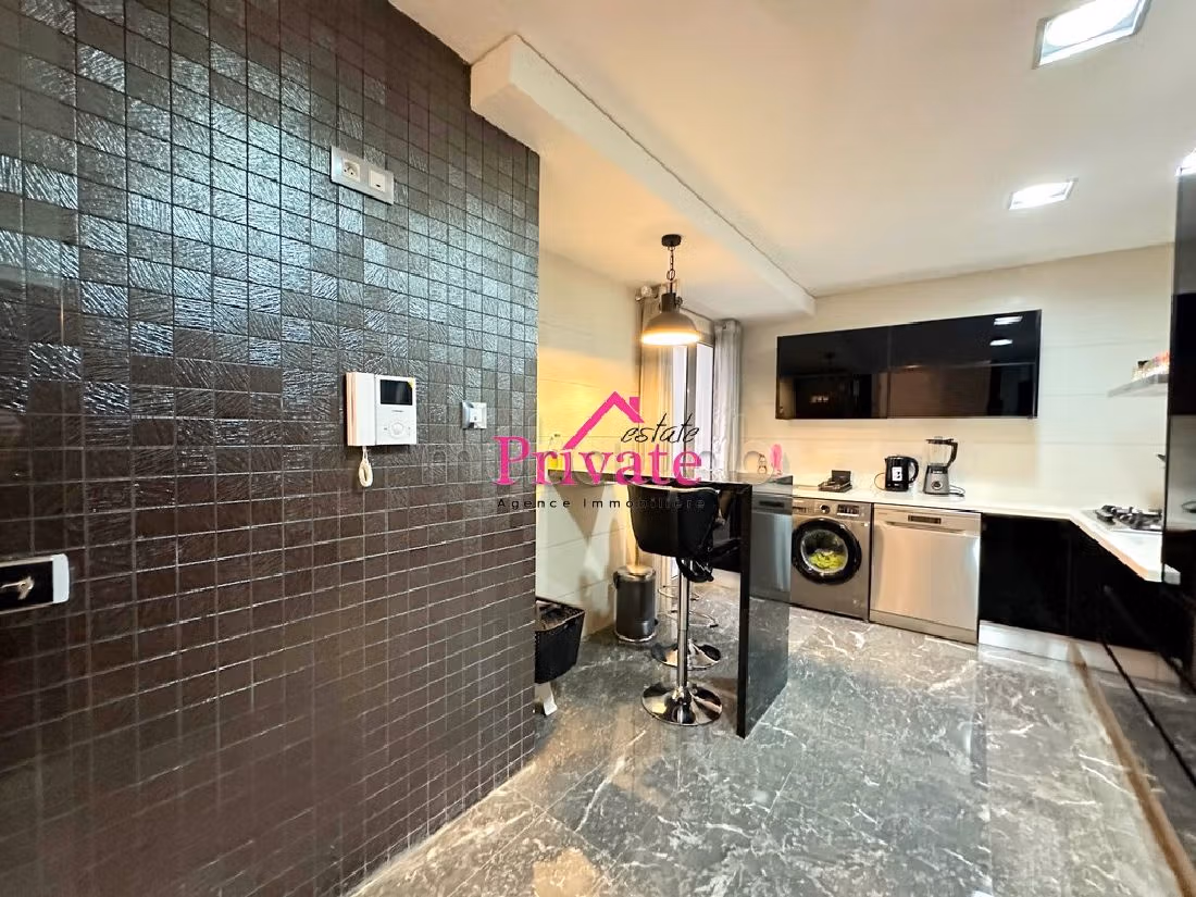 Te huur: appartementen in Malabata. Oppervlakte 120 m². Volledig gemeubileerd.