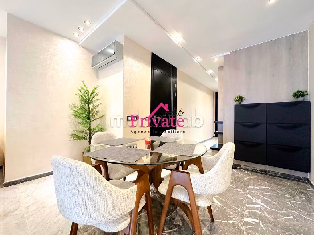 Te huur: appartementen in Malabata. Oppervlakte 120 m². Volledig gemeubileerd.