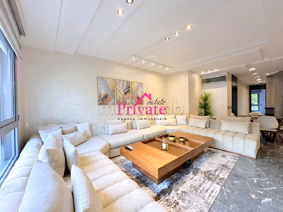 Te huur: appartementen in Malabata. Oppervlakte 120 m². Volledig gemeubileerd.