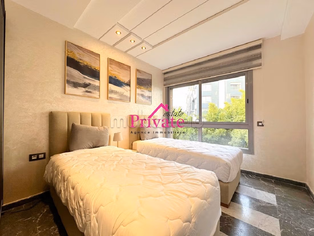 Te huur: appartementen in Malabata. Oppervlakte 120 m². Volledig gemeubileerd.