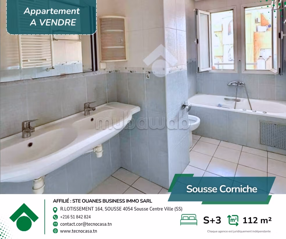 À vendre – Appartement S3 à Panorama