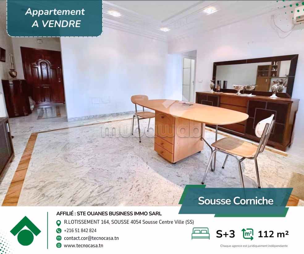 À vendre – Appartement S3 à Panorama