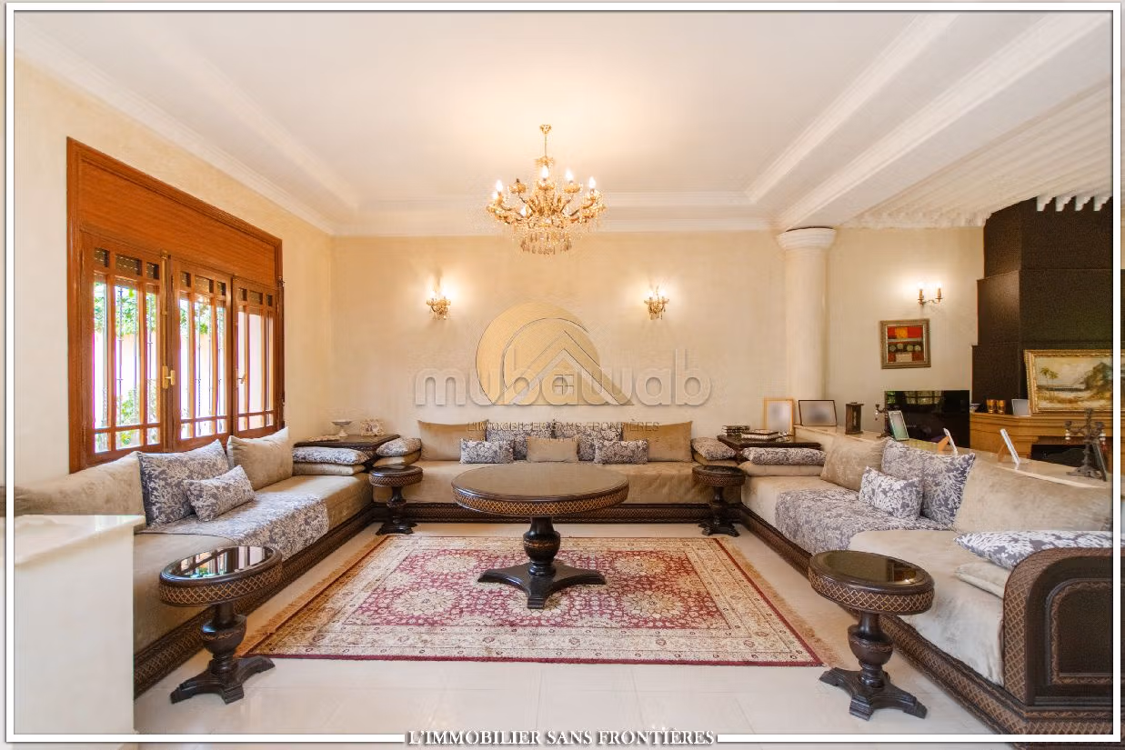 Villa de alto standing en alquiler en Hay Targa. 5 bonitas habitaciones. Antena parabólica y puerta blindada