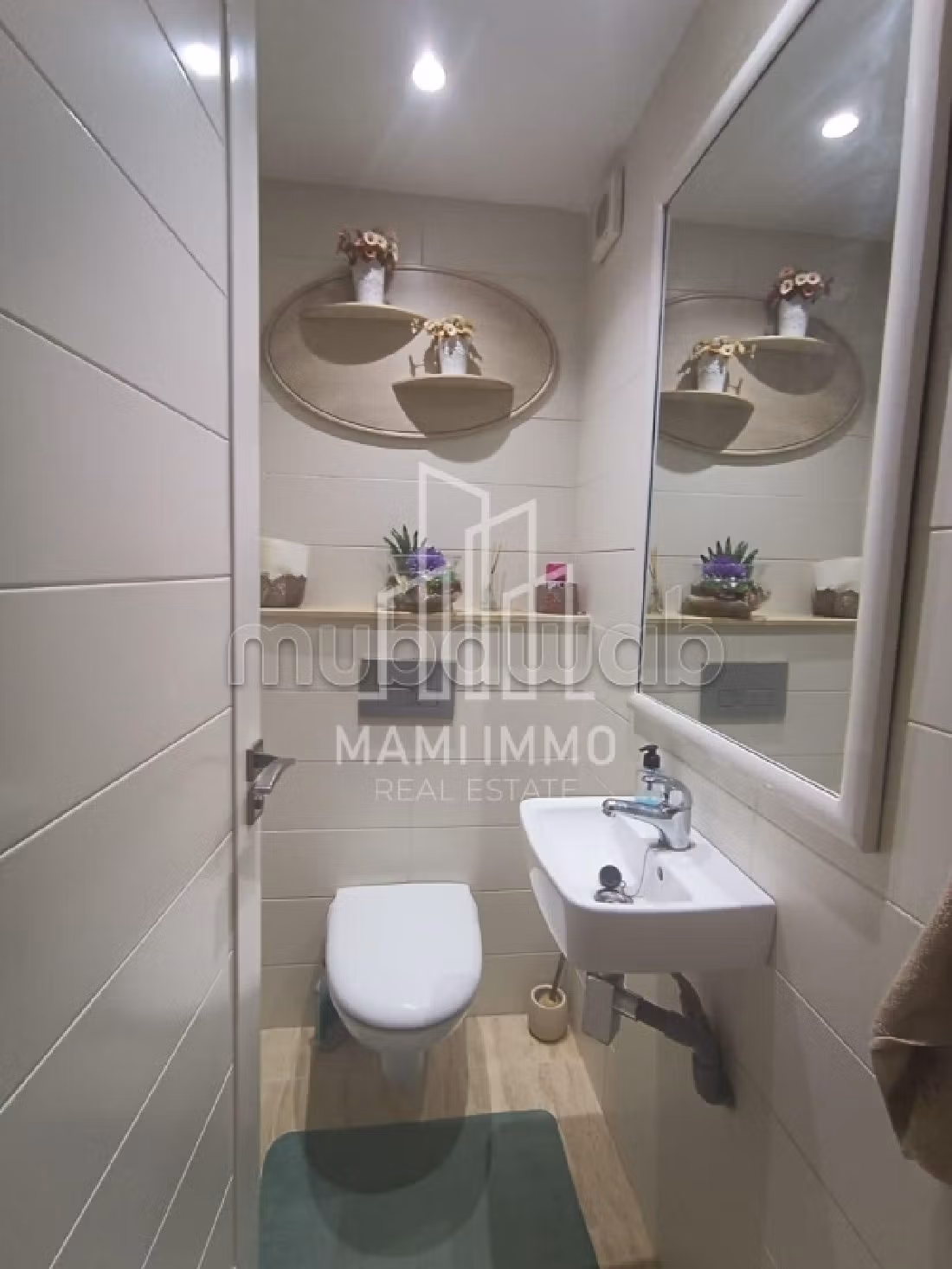 Apartment for rent in Les Jardins de Carthage. 2 large living areas. Fully furnished