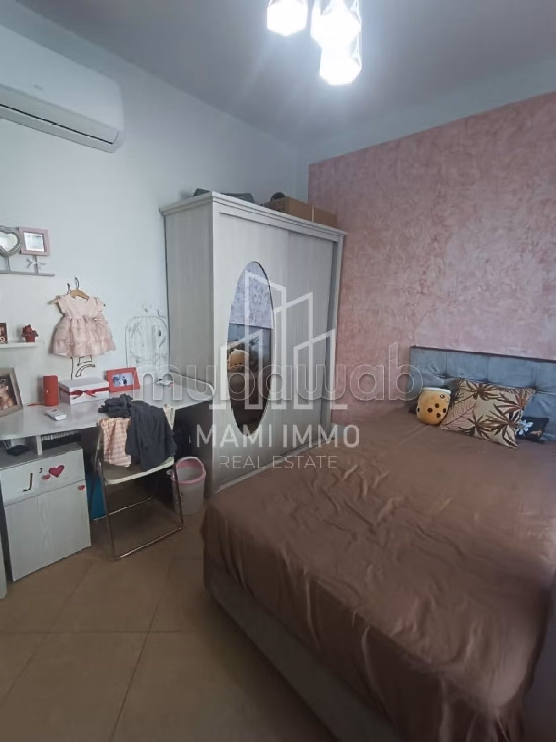 Apartment for rent in Les Jardins de Carthage. 2 large living areas. Fully furnished