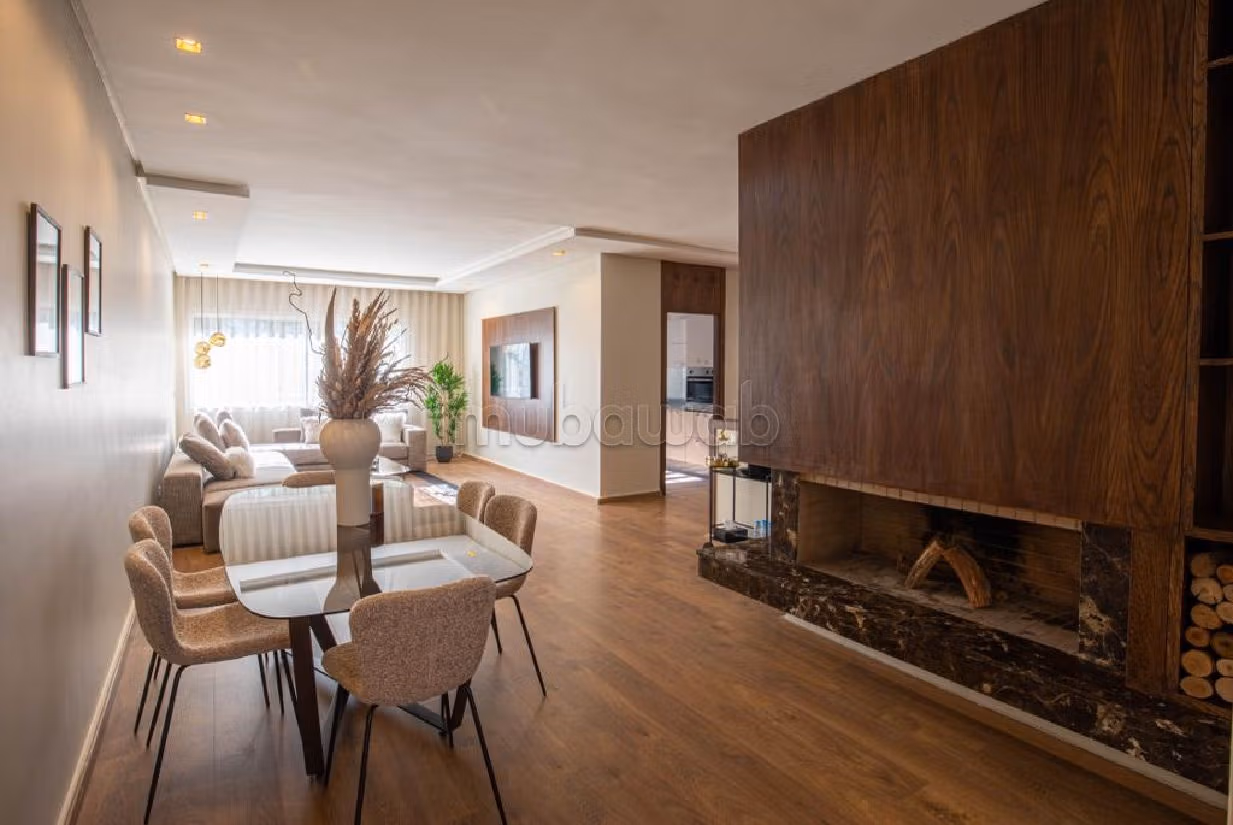 Très bel appartement en location à Ain Diab. 3 chambres. Meublé