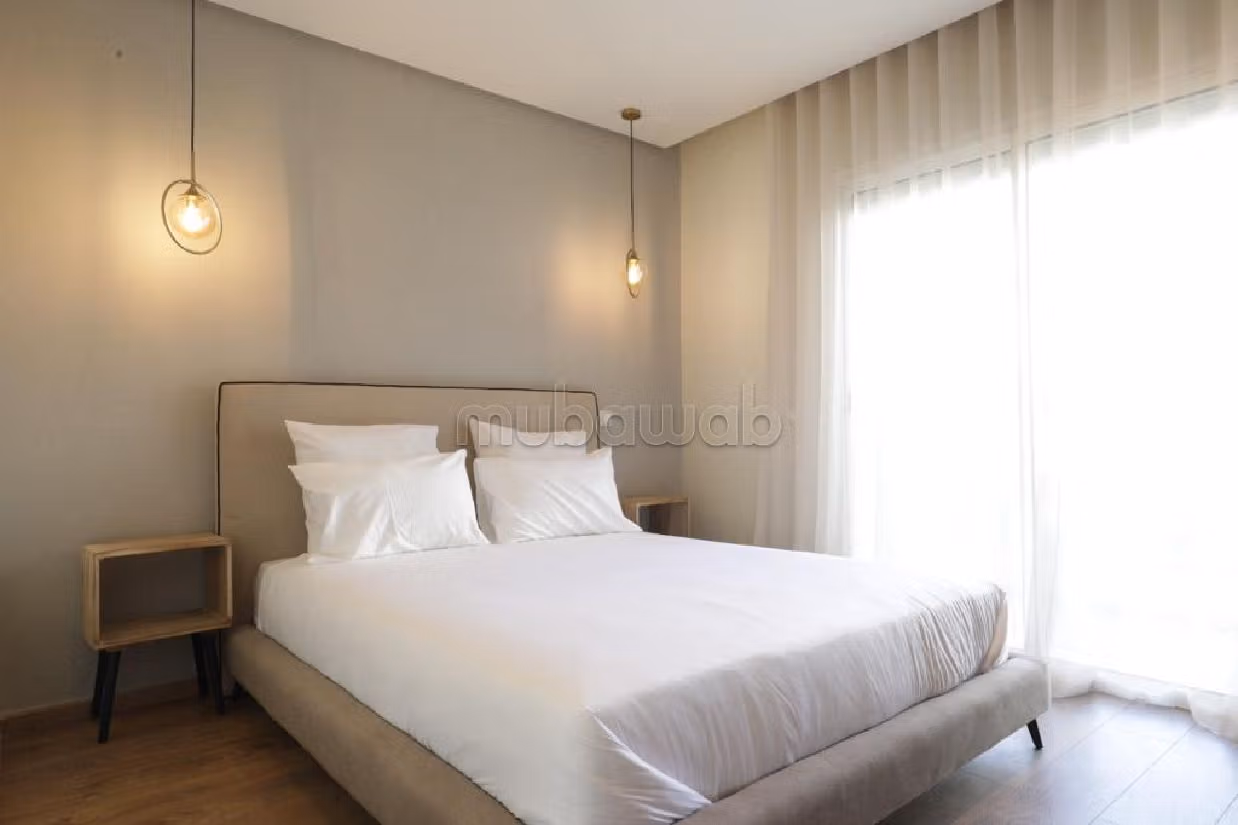 Très bel appartement en location à Ain Diab. 3 chambres. Meublé