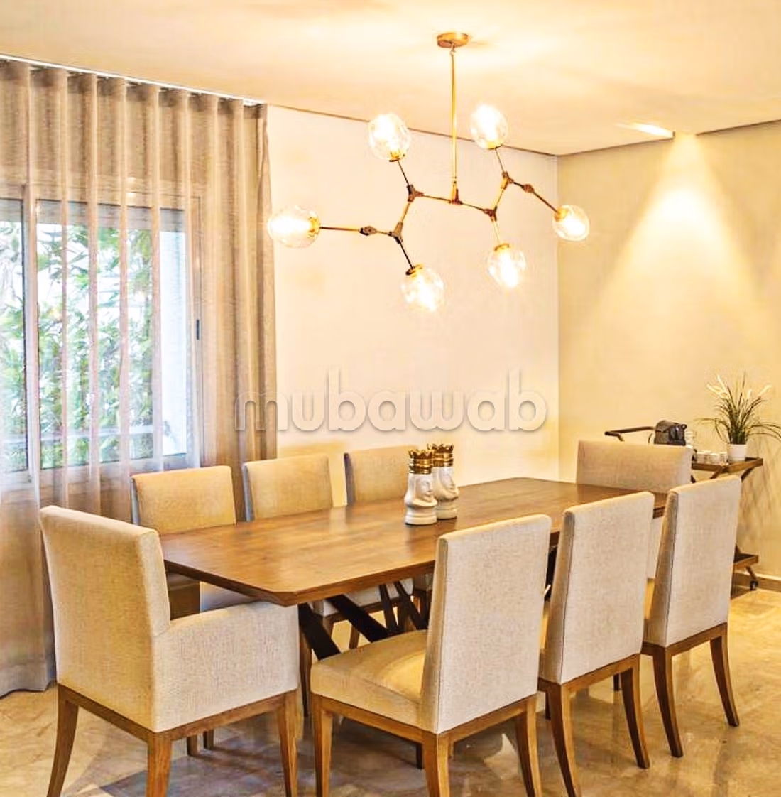 Splendido appartamento in affitto a Ain Diab. Superficie di 150 m². arredato.