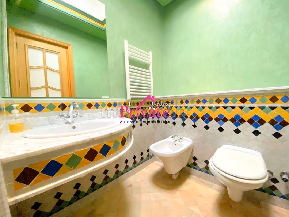 Alquiler villa de lujo en Jbel Kbir. 9 habitaciones grandes. Amueblado. 