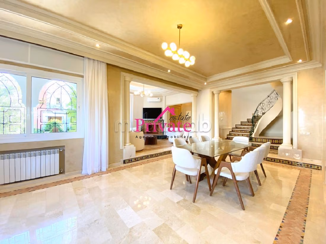 Alquiler villa de lujo en Jbel Kbir. 9 habitaciones grandes. Amueblado. 