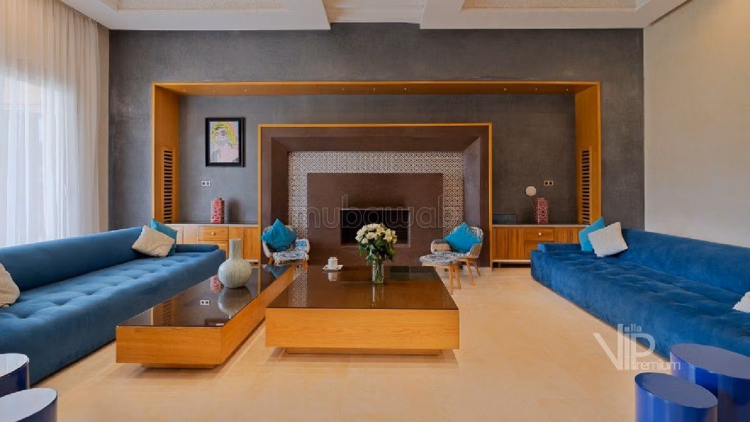 Suntuosa casa en venta en Ennakhil Palmeraie. 4 habitaciones confortables. Mobiliario