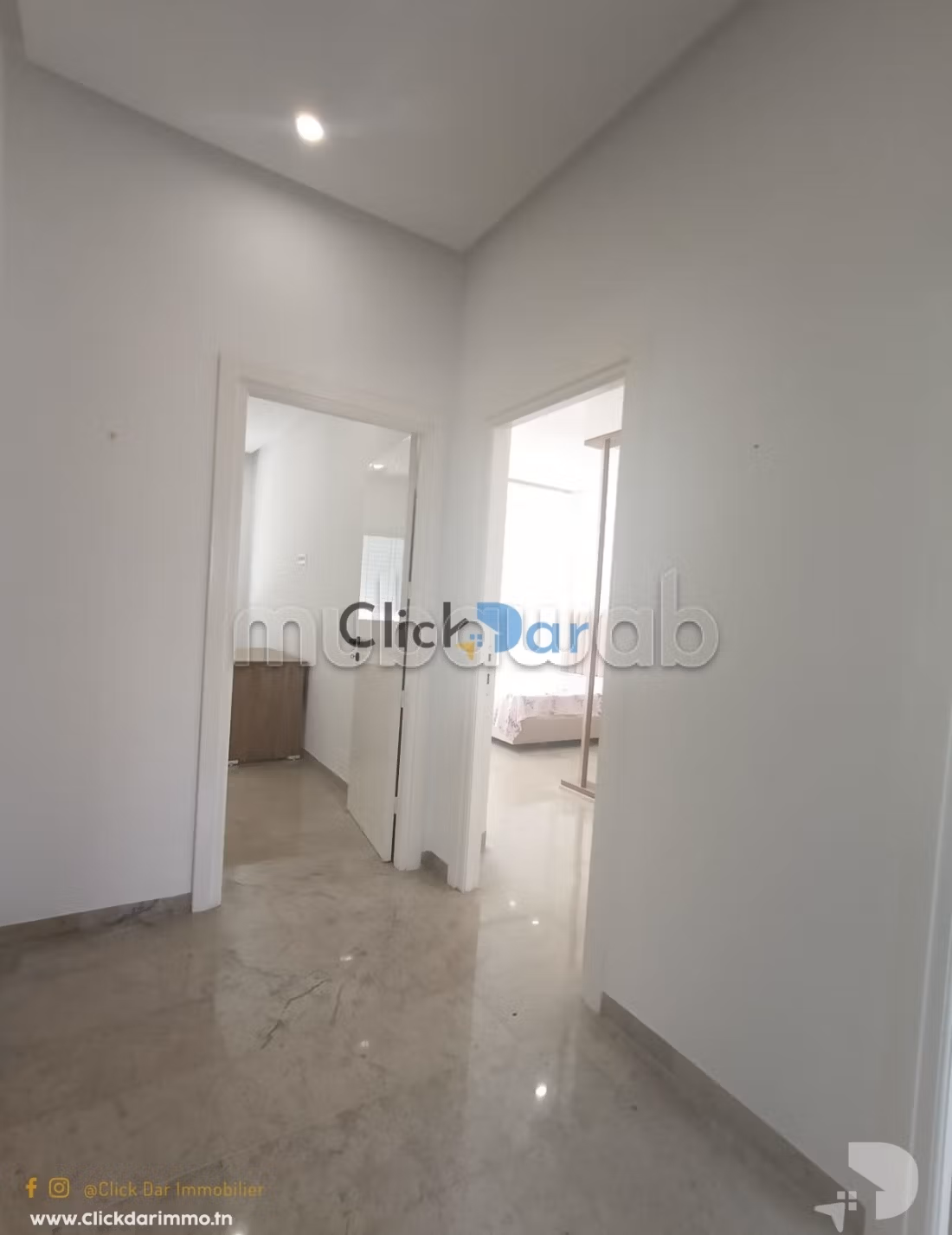 Etage de villa S3 location Hammamet