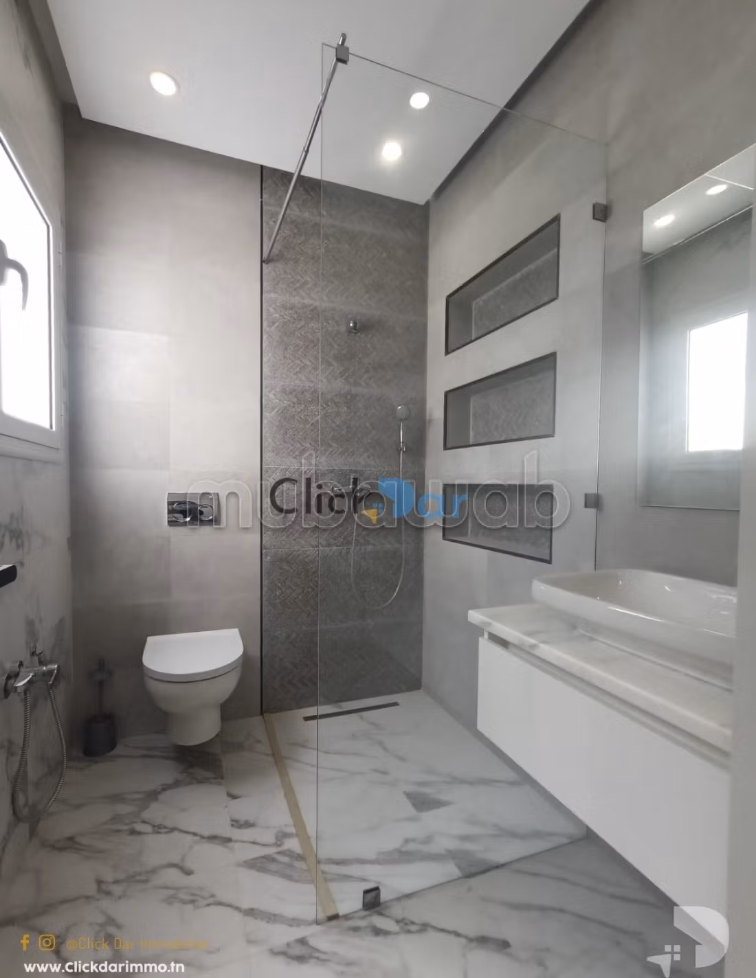 Etage de villa S3 location Hammamet