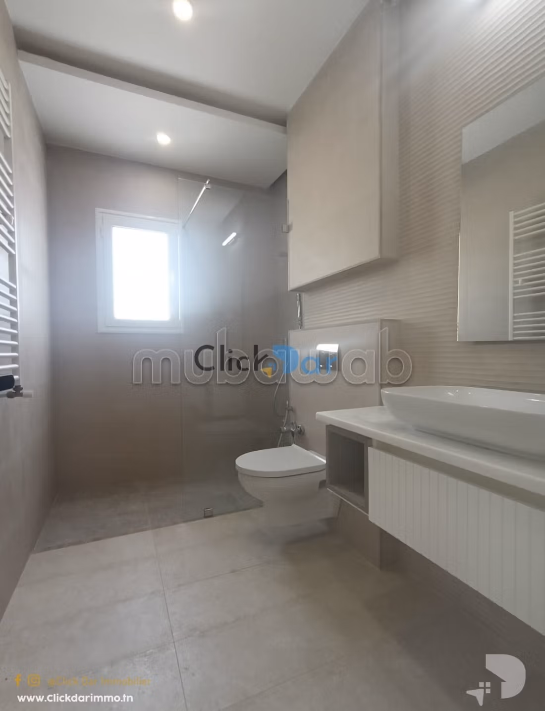 Etage de villa S3 location Hammamet
