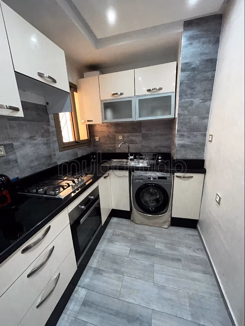 Find an apartment for rent in Hay Al Farah. Large area 60 m². Well furnished