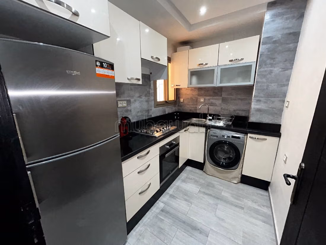 Find an apartment for rent in Hay Al Farah. Large area 60 m². Well furnished