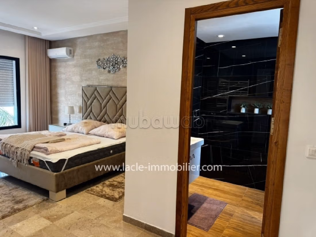 Fabulous house for rent in Hammamet. 4 comfortable rooms. Air conditioning. 