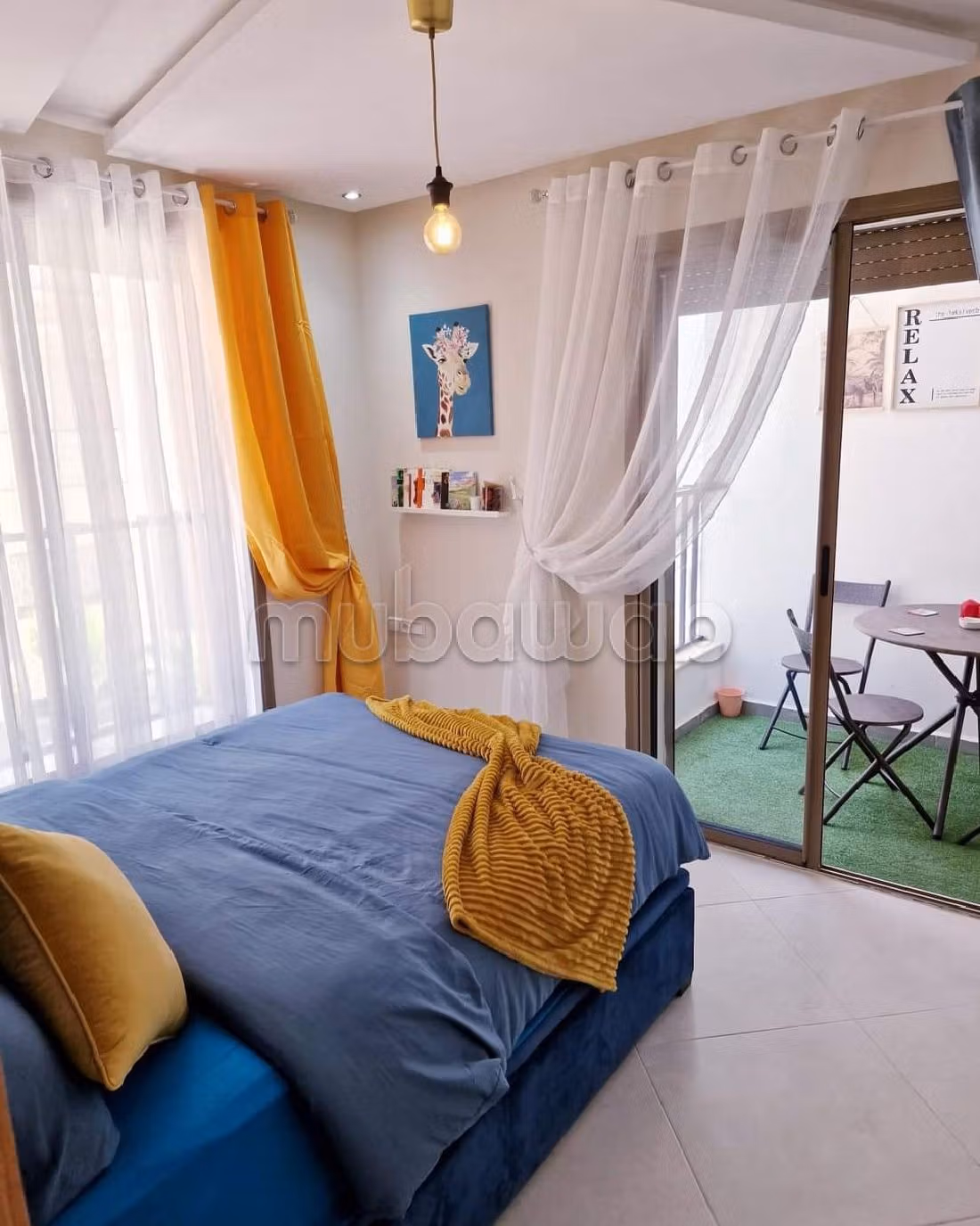 Appartementen om te huren in Riad Essalam. Totale oppervlakte 90 m². Gemeubileerd. 