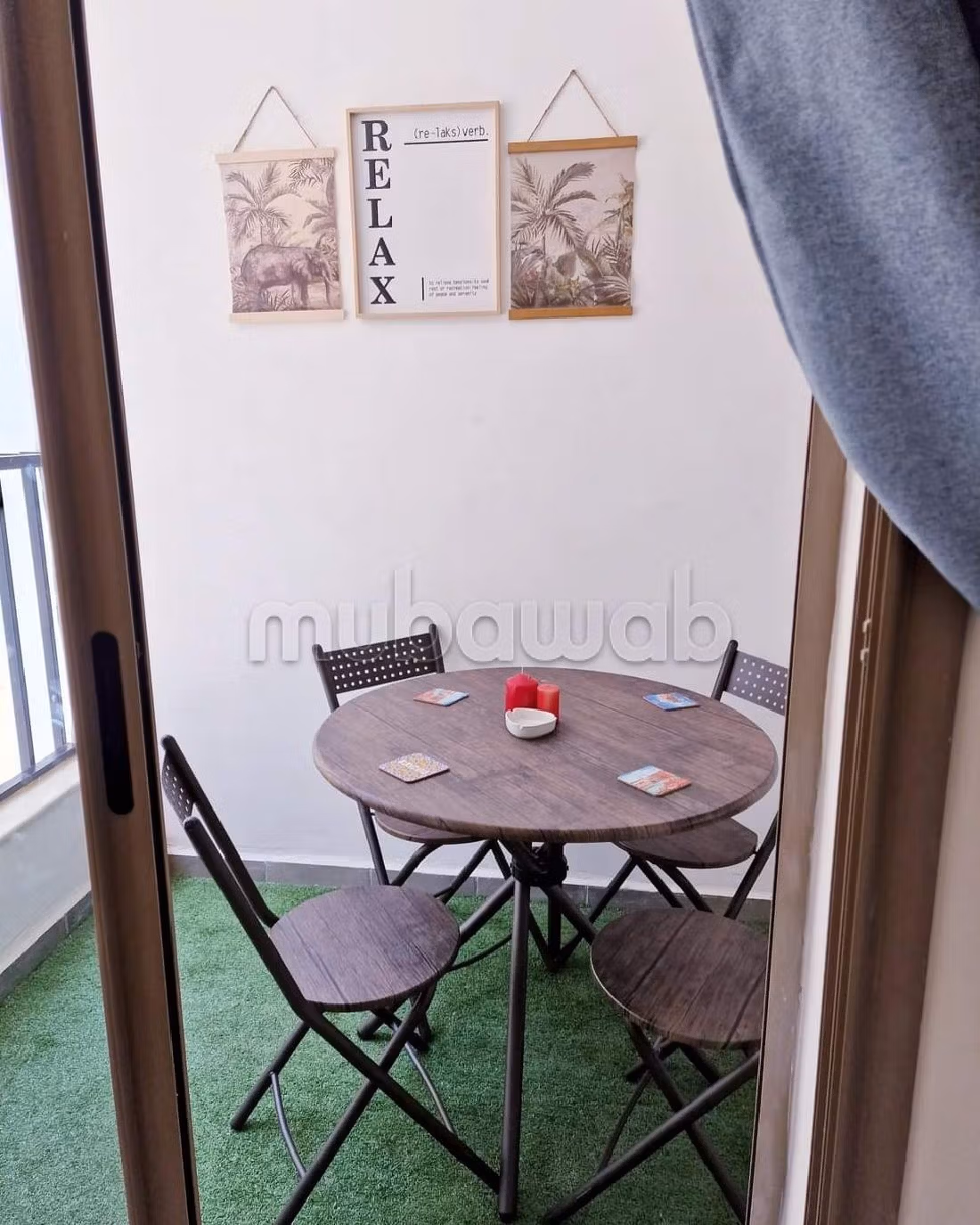 Appartementen om te huren in Riad Essalam. Totale oppervlakte 90 m². Gemeubileerd. 