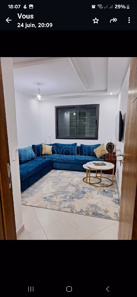 Nu te huur: appartementen in Sala el Jadida. 3 Ruimtes. Volledig gemeubileerd. 