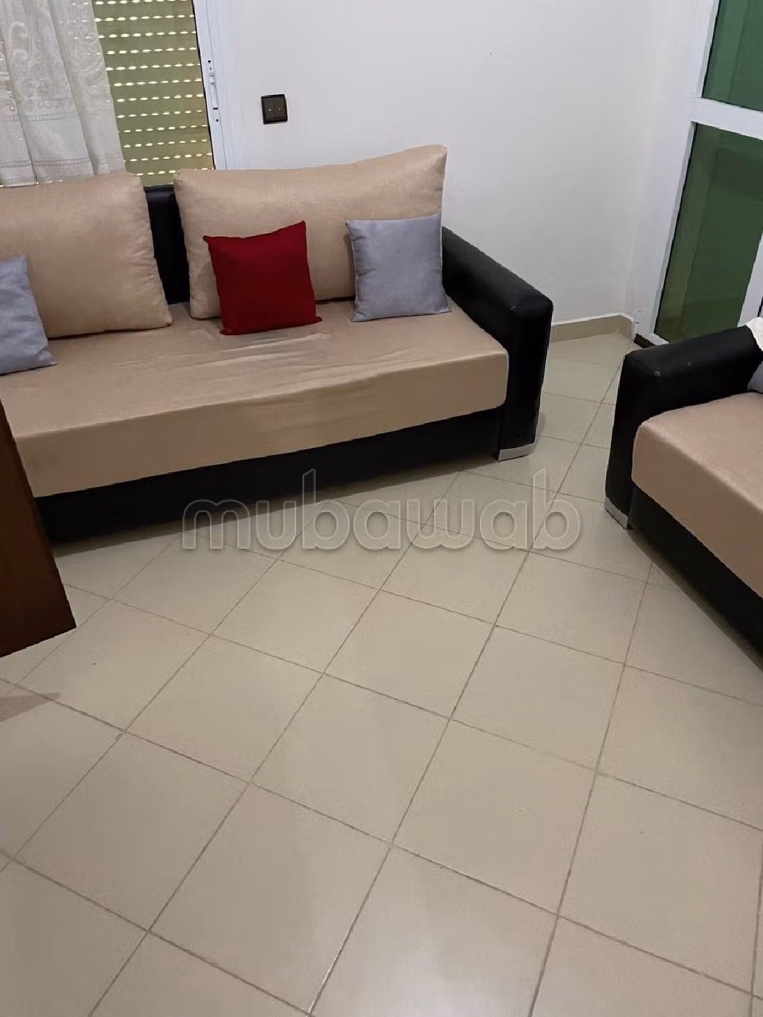 شقة رائعة للإيجار ب الطريق الوطنية اصيلة (N1). 3 غرف رائعة. مفروشة. 