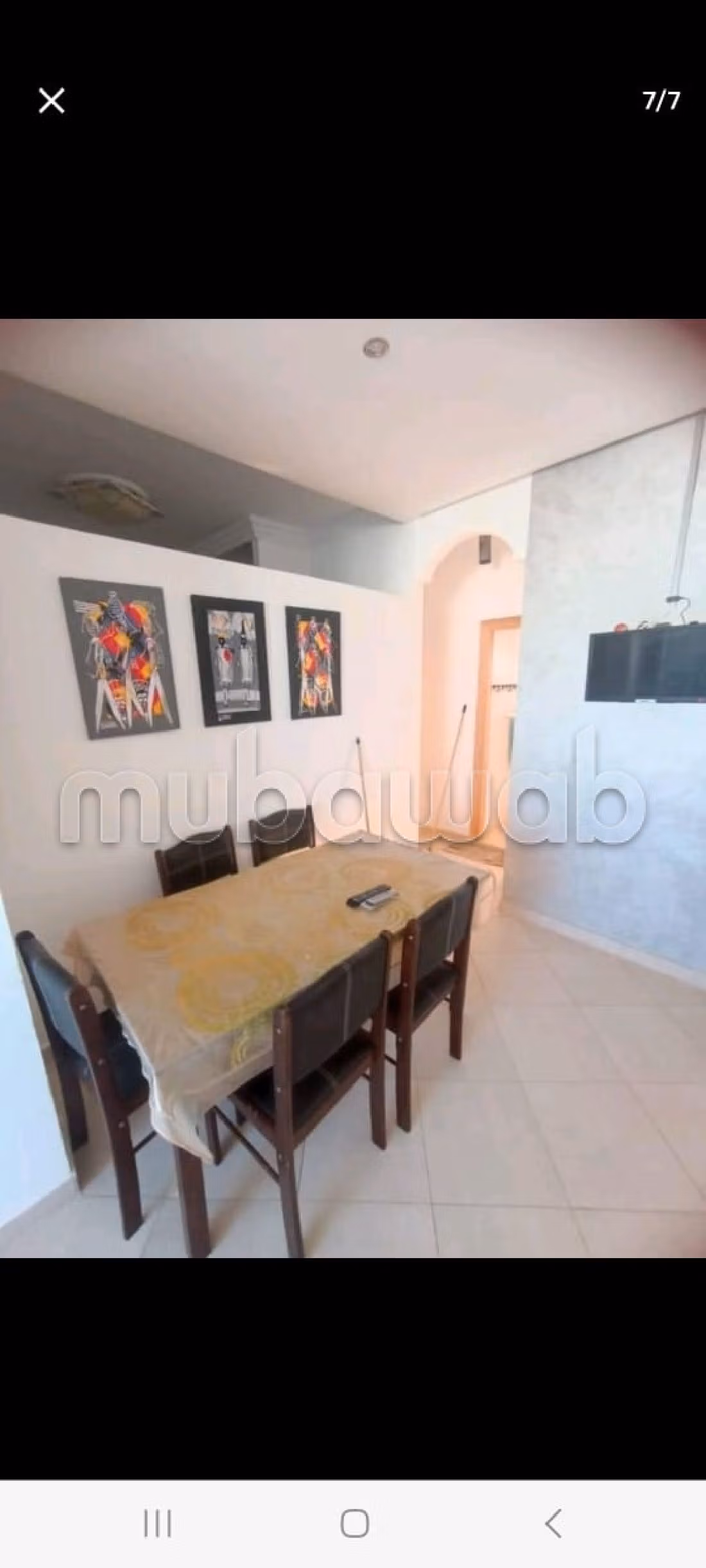 Superbe appartement à vendre à Martil. Superficie 55 m². Bien meublé. 
