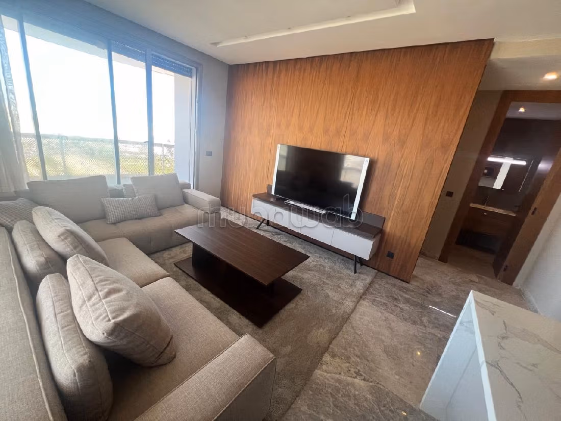 Great apartment for rent in Casablanca Finance City. 1 room. Furnished. 