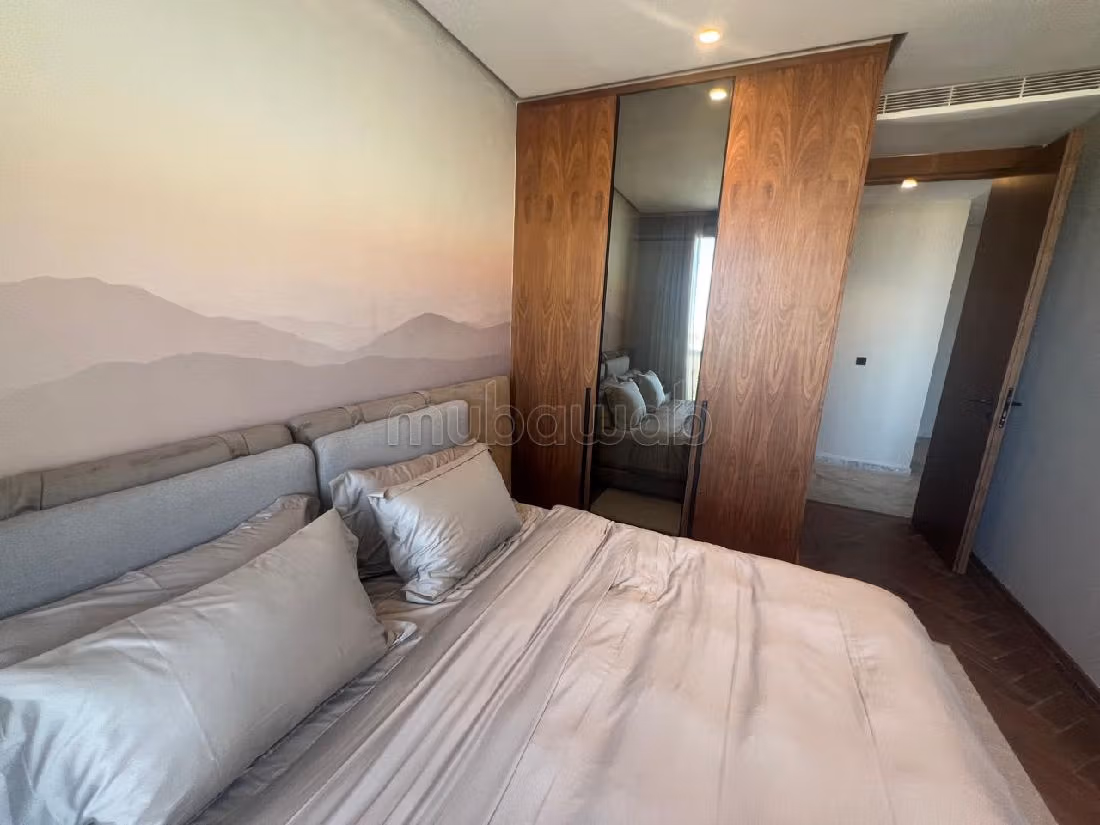 Great apartment for rent in Casablanca Finance City. 1 room. Furnished. 