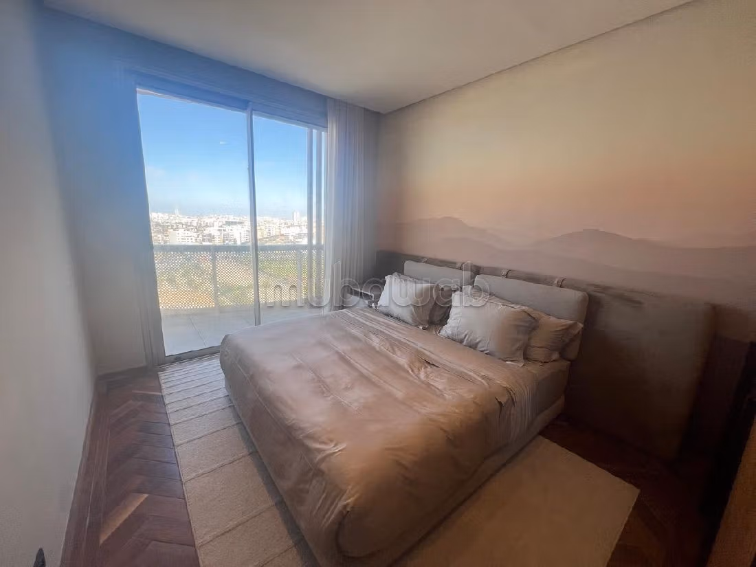 Great apartment for rent in Casablanca Finance City. 1 room. Furnished. 