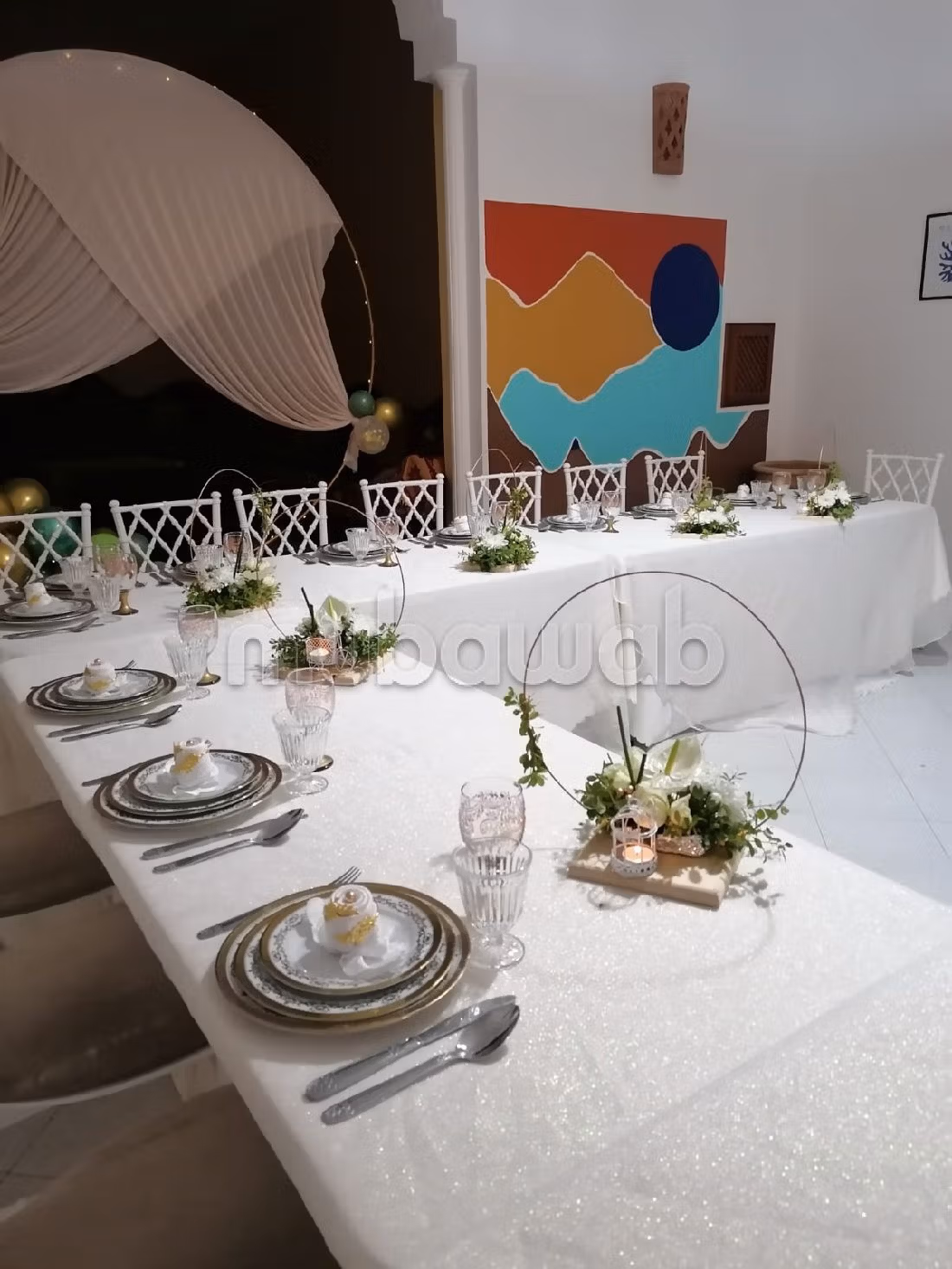 اشتري رياض رائع ب لبلالية. 8 قطع مريحة. مفروشة. 